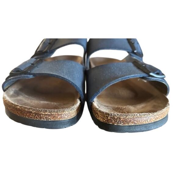 Birkenstock Arizona Two-Strap Sandals Blue Leather Size 39 (US Women’s 8) - Picture 6 of 10